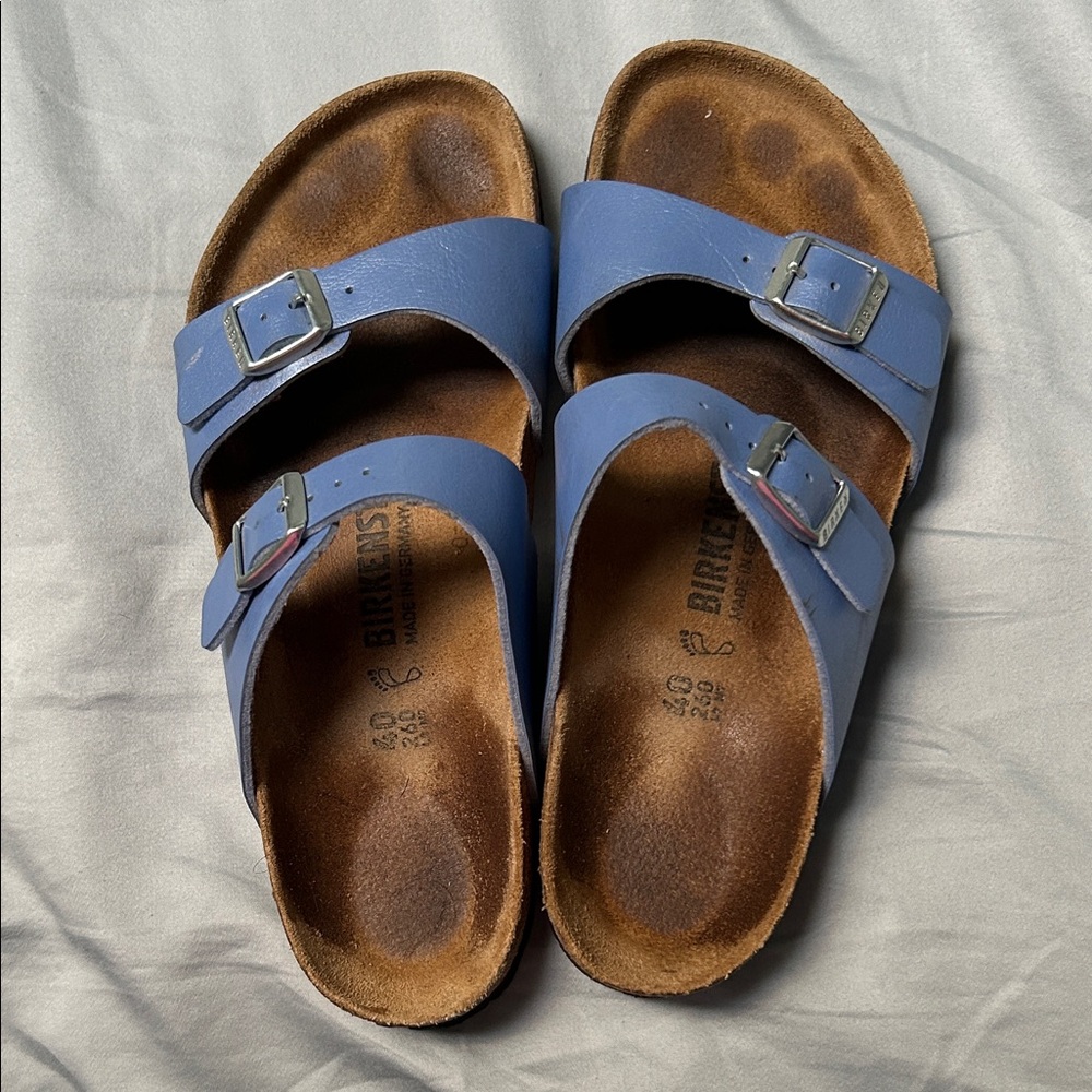 Birkenstock Light Blue Double Strap Sandals